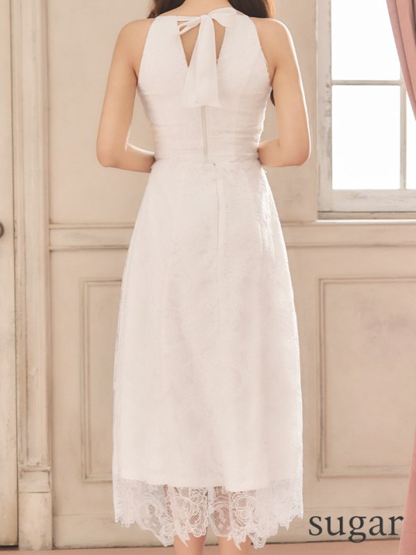 ホワイト モデル：りな　身長：160cm　着用サイズ：Sサイズ