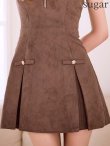 ブラウン モデル：れみ　身長：163cm　着用サイズ：Sサイズ