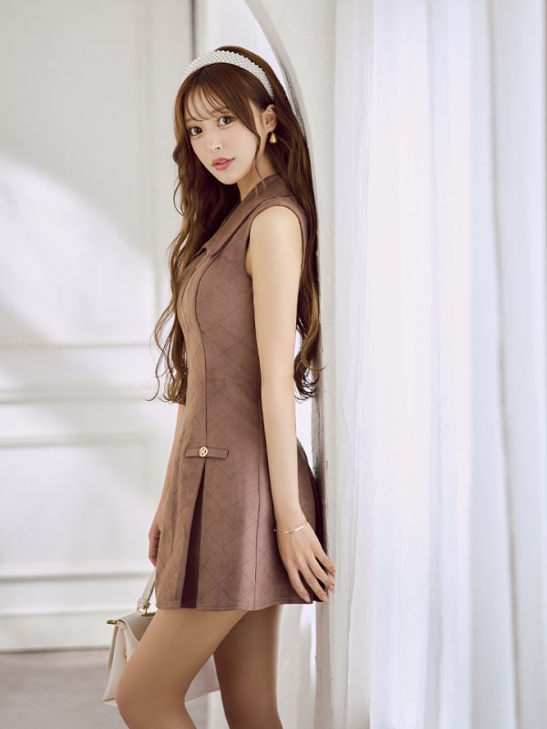 ブラウン　モデル：ななにー　身長：161cm　着用サイズ：Sサイズ