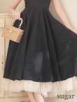 ブラック　モデル：明日花キララ　身長：162cm　着用サイズ：Sサイズ