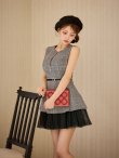 グレーチェック モデル：ももか　身長：156cm　着用サイズ：Sサイズ