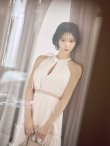 ホワイト　モデル：天海りこ　身長：156cm　着用サイズ：Sサイズ
