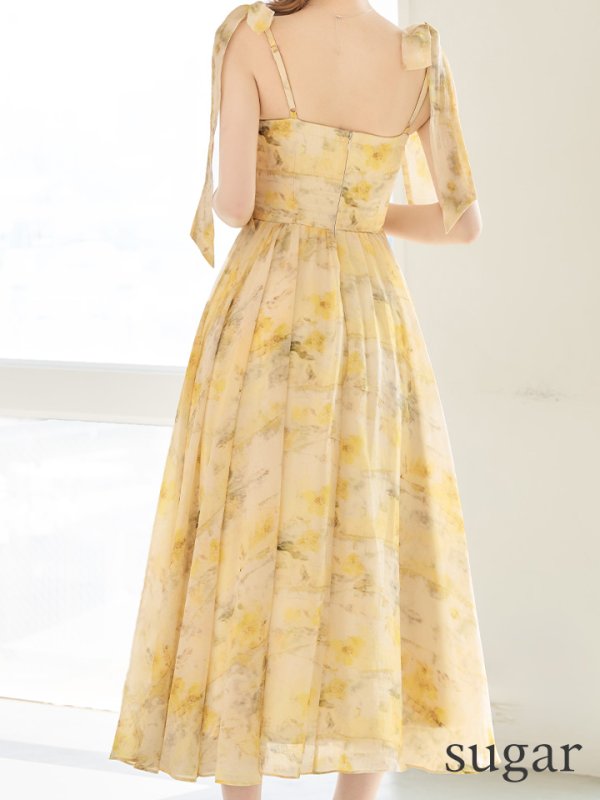 イエロー　モデル：ゆめ　身長：160cm　着用サイズ：Sサイズ