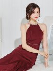 ワインレッド モデル：桜伊みやこ　身長：168cm　着用サイズ：Sサイズ