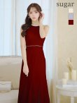 ワインレッド モデル：りな　身長：160cm　着用サイズ：Sサイズ