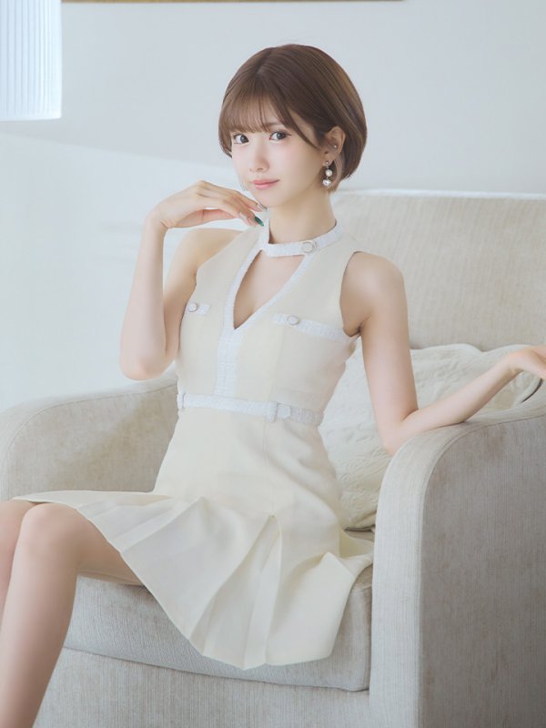 アイボリー モデル:ひめか 身長:163cm 着用サイズ:Sサイズ