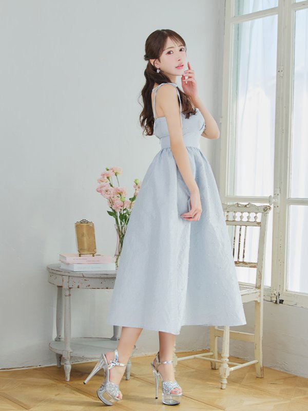 ブルー モデル:りな 身長:160cm 着用サイズ:Sサイズ