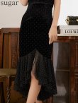ブラック モデル：まりん　身長：164cm　着用サイズ：Sサイズ