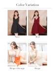 画像45: Lサイズあり【DEA.by ROBE de FLEURS/ディアバイローブドフルール】ノースリーブ/ ウエストボタン/ スイッチプリーツ/ フレア/ ミディアムドレス/ キャバドレス[OF2] (45)
