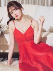 画像26: Lサイズあり【DEA.by ROBE de FLEURS/ディアバイローブドフルール】サマーツイード/ ティアード/ フレア/ オーガンジー/ キャミソール/ ワンピース/ ロングドレス/ キャバドレス long[OF2] (26)