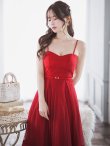 画像23: Lサイズあり【DEA.by ROBE de FLEURS/ディアバイローブドフルール】シフォン/ キャミ/ ベルトデザイン/ フレア/ ミモレ丈/ ミディアムドレス/ キャバドレス[OF2] (23)