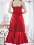 画像29: Lサイズあり【DEA.by ROBE de FLEURS/ディアバイローブドフルール】シフォン/ キャミ/ ベルトデザイン/ フレア/ ミモレ丈/ ミディアムドレス/ キャバドレス[OF2] (29)
