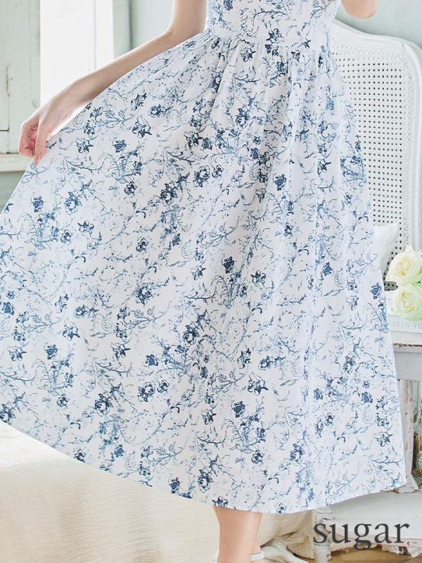 ブルー モデル:りな 身長:160cm 着用サイズ:Sサイズ