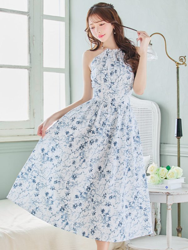 ブルー モデル:りな 身長:160cm 着用サイズ:Sサイズ