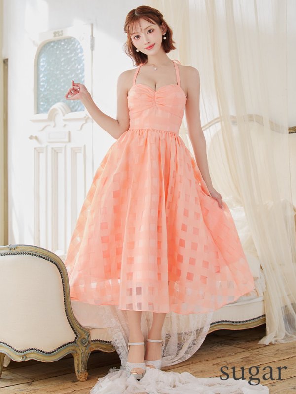 オレンジ モデル：明日花キララ　身長：162cm 着用サイズ：Sサイズ