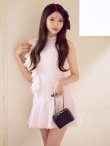 ピンク モデル：いおり　身長：164cm　着用サイズ：Sサイズ