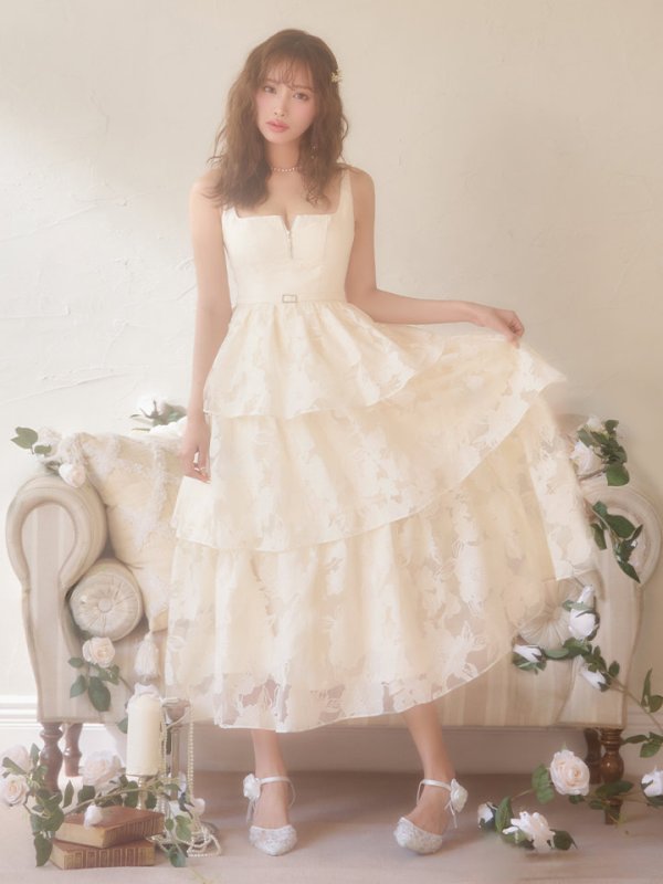 アイボリー モデル：きほ　身長：169cm　着用サイズ：Sサイズ