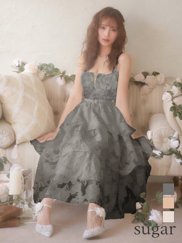 グレー モデル：きほ　身長：169cm　着用サイズ：Sサイズ