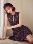 ネイビー　モデル：明日花キララ　身長162cm　着用サイズ：Sサイズ