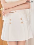 ホワイト　モデル：明日花キララ　身長：162cm サイズ：Sサイズ