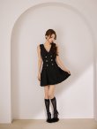 ブラック モデル：ももか　身長：156cm　着用サイズ：Sサイズ