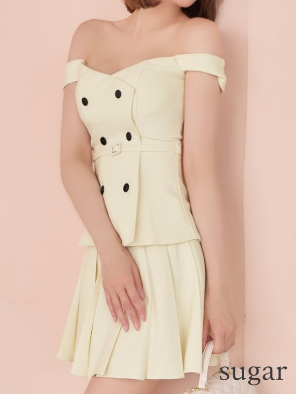 アイボリー　モデル：れみれみ　身長：163cm　着用サイズ：Sサイズ