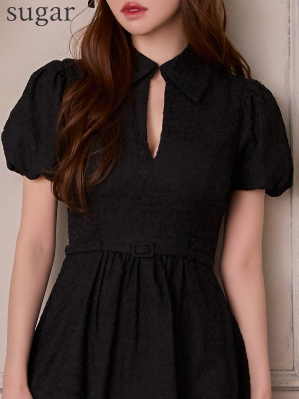 ブラック モデル：ゆめ　身長：160cm　着用サイズ：Sサイズ