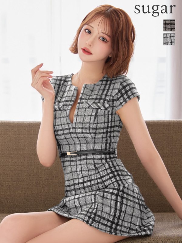 グレー　モデル：れみれみ 身長：163cm　着用サイズ：Sサイズ