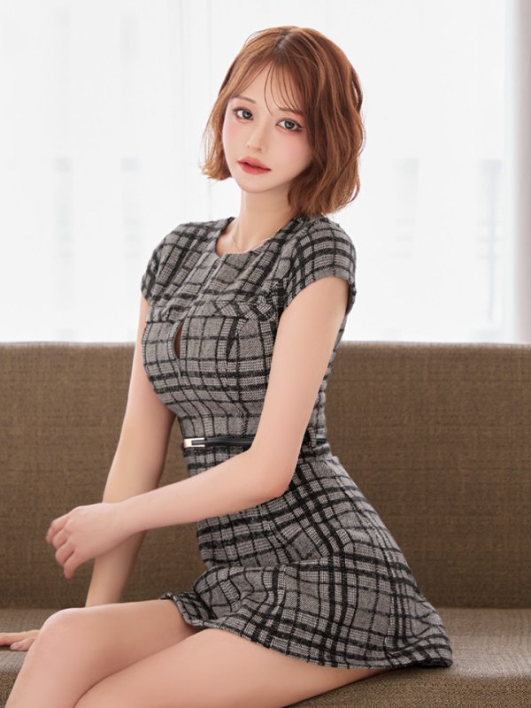 ブラウン　モデル：れみれみ 身長：163cm　着用サイズ：Sサイズ