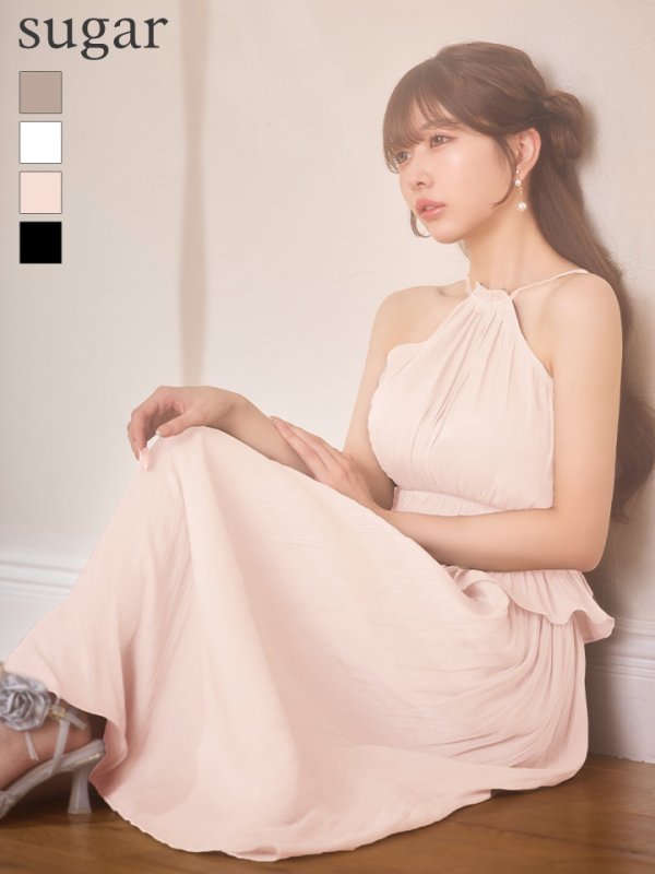 ピンクベージュ モデル：あすか　身長：170cm　着用サイズ：Sサイズ