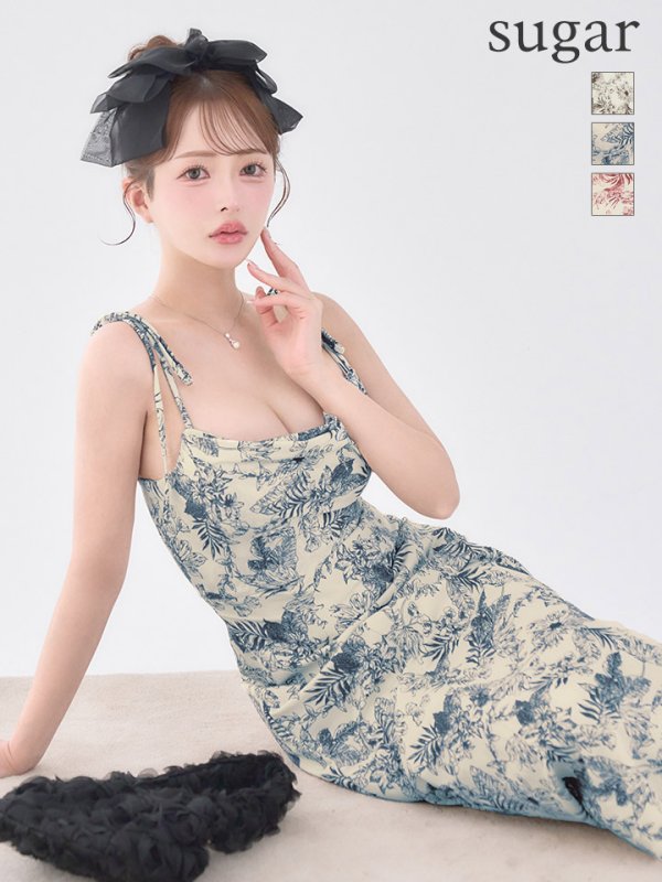 ブルー モデル：りな　身長：160cm　着用サイズ：Sサイズ