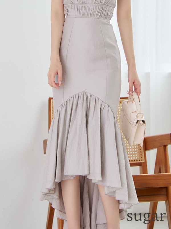 ライトグレー モデル：ゆめ　身長：160cm　着用サイズ：Sサイズ