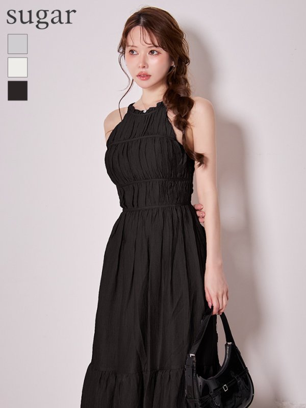 ブラック モデル：ゆめ　身長：160cm　着用サイズ：Sサイズ