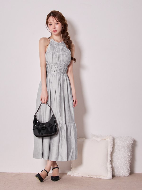 グレー モデル：ゆめ　身長：160cm　着用サイズ：Sサイズ