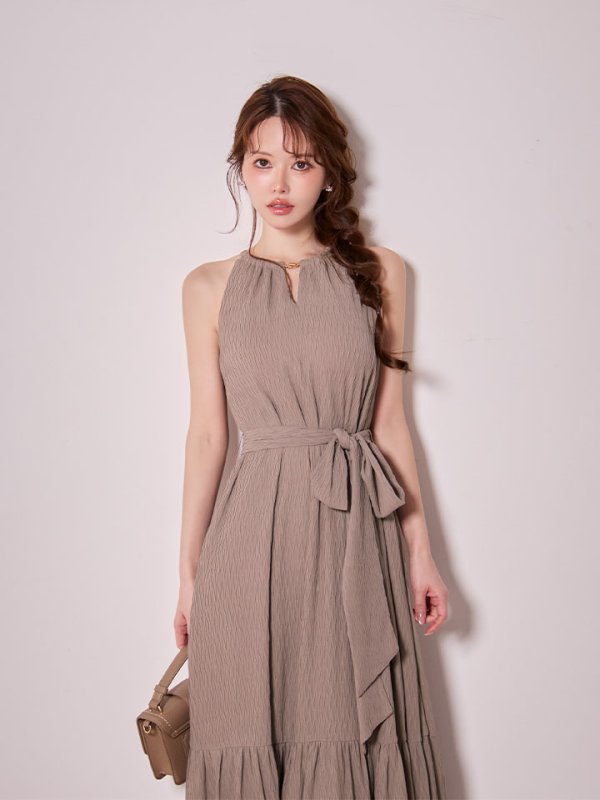 グレージュ　モデル：ゆめ　身長：160cm　着用サイズ：Sサイズ