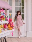 ピンク　モデル：りこ　身長：156cm　着用サイズ：Sサイズ　