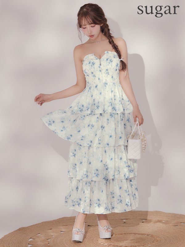 ブルー　モデル：三上悠亜　身長：159cm　着用サイズ：Sサイズ