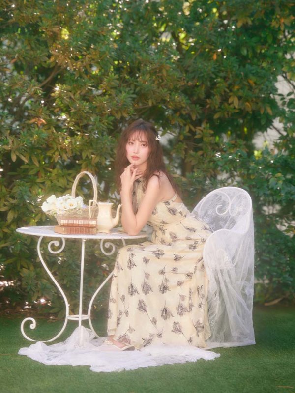 アイボリー　モデル：きほ　身長：169cm　着用サイズ：Sサイズ