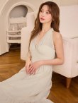画像17: XS-Lサイズあり【DEA./ディア】プリーツ/ シフォン/ ホルターネック/ ロングドレス/ キャバドレス long[OF08] (17)
