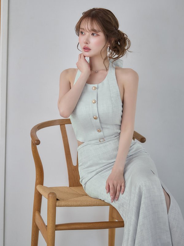 ブルー　モデル：ゆめ　身長：160cm　着用サイズ：Sサイズ