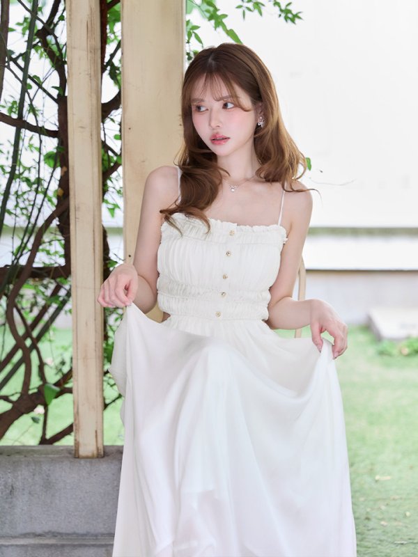 ホワイト モデル：ゆめ　身長：160cm　着用サイズ：Sサイズ