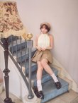 アイボリー×ベージュ　モデル：三上悠亜　身長：159cm　着用サイズ：Sサイズ