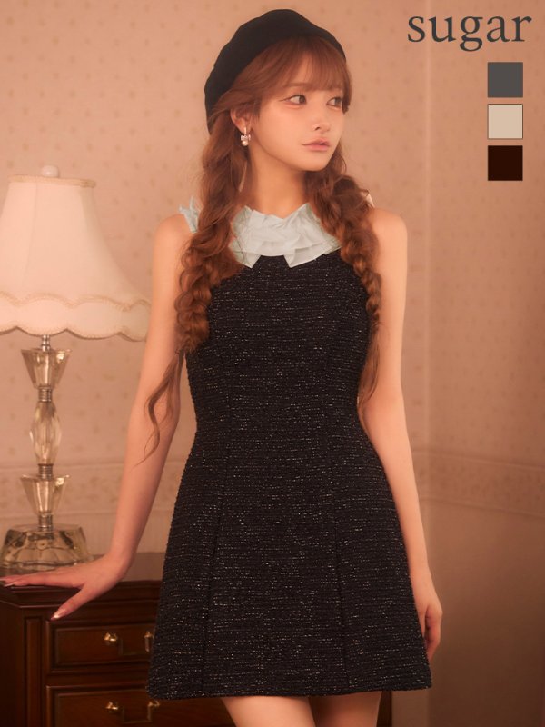 ブラウン　モデル：まみ　身長：161cm　着用サイズ：Sサイズ