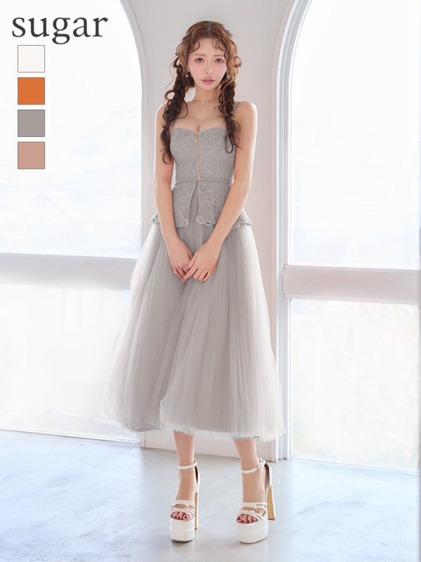 グレー　モデル：りな　身長：160cm　着用サイズ：Sサイズ