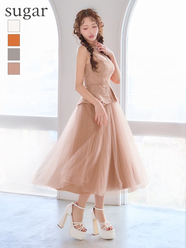 ピンク　モデル：りな　身長：160cm　着用サイズ：Sサイズ