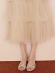 画像13: 【予約商品/9月下旬発送予定】XSサイズあり【DEA./ディア】ぺプラム/ キャミ/ プリーツ/ チュール/ ワンピース/ ミディアムドレス/ キャバドレス long[OF08] (13)