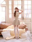 ベージュ　モデル：るりぴ　身長：165cm　着用サイズ：Sサイズ