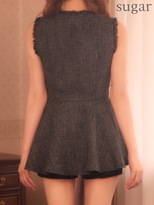 ブラック　モデル：まみ　身長：161cm　着用サイズ：Sサイズ