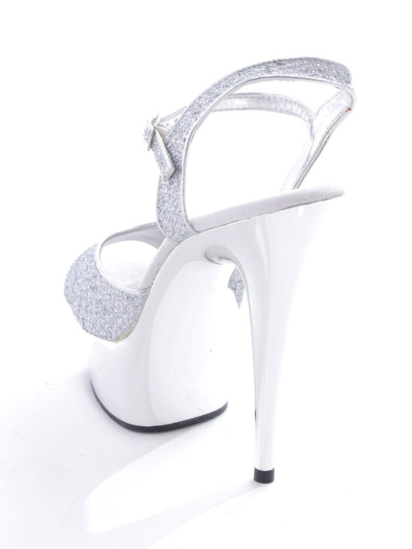 画像3: グリッターオープントゥストラップサンダル/厚底/サンダル【35-40サイズ/1カラー】[OF02] (3)