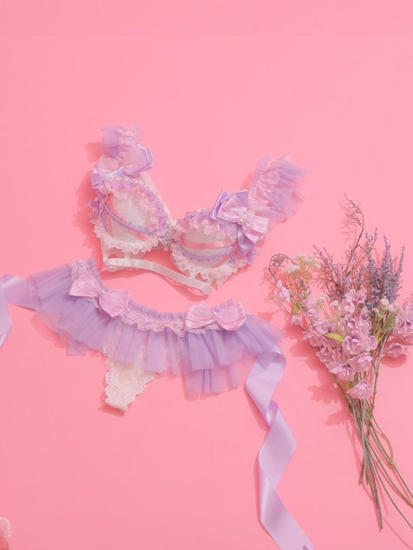 画像10: 【Deco Lingerie/ デコランジェリー】 Deco Lingerie05/ ランジェリー/ 4点セット[OF05] (10)